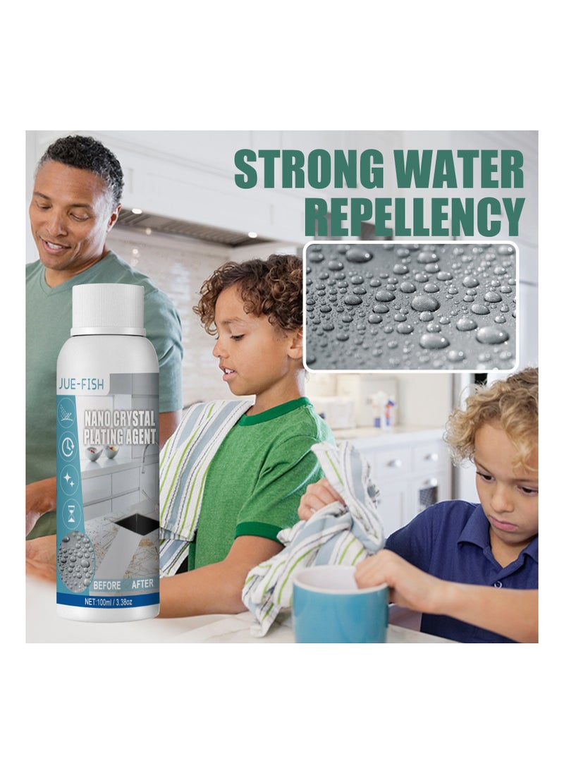 JUE-FISH - Stone Nano Crystal Coating Granite Cleaner Nano Crystal Plating Agent for Kitchen - Image 1