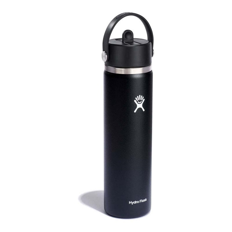 Hydro Flask Wide Flex Straw Cap Black 24 Oz - Image 1