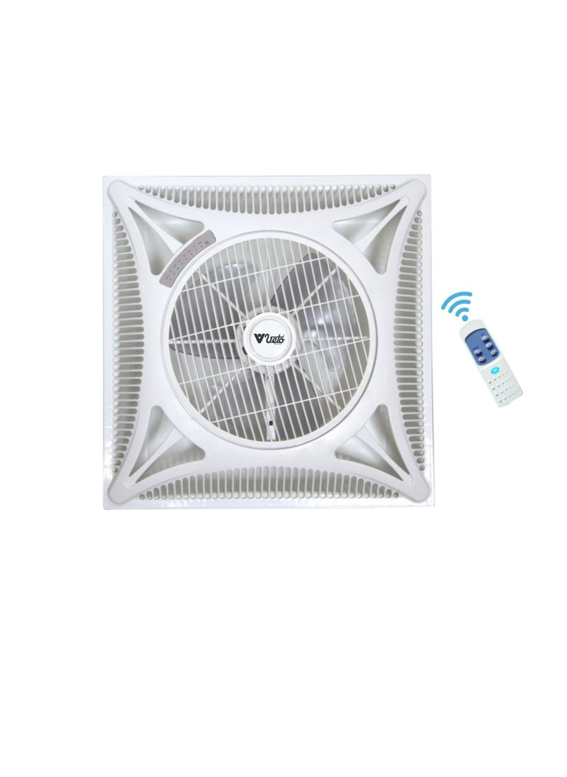Veto - Veto 60x60 Energy Saving Moden Ceiling Fan with LED Light and Remote Control Modern Design Luxury Ceiling Fan - Image 1