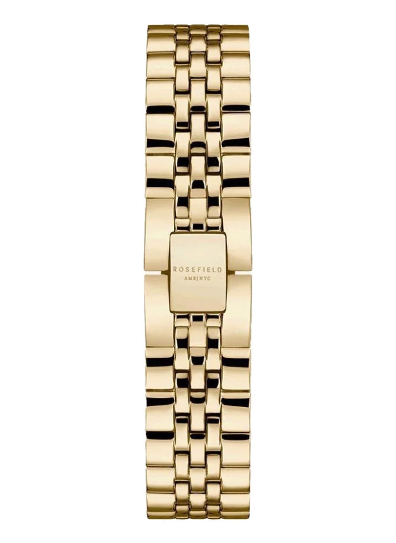 RoseField ROSEFIELD The Boxy XS Gold Stainless Steel Bracelet QMBG-Q025  - Image 2