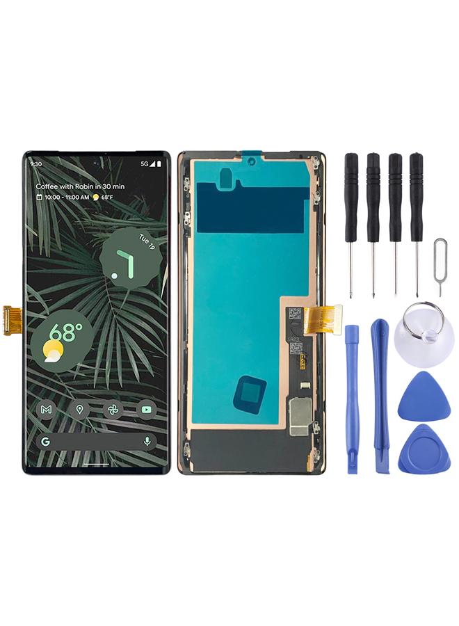 erorex Replacement OLED Material LCD Screen for Google Pixel 6 Pro G8VOU Digitizer Full Assembly With Frame - Image 1