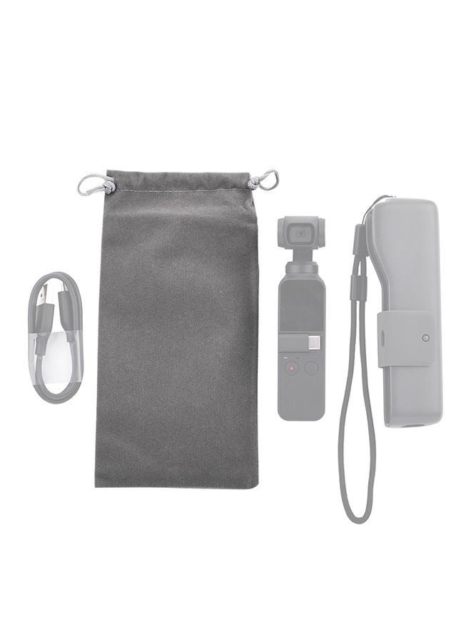 NIBEMINENT Simple Mini Portable Storage Bag Grey - Image 1