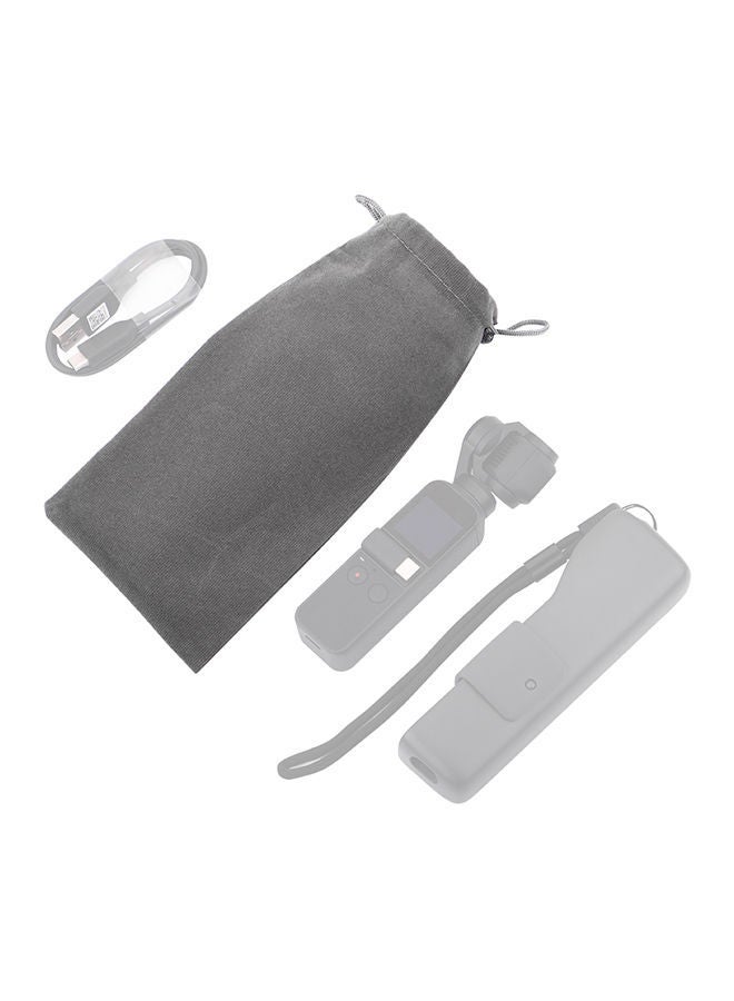 NIBEMINENT Simple Mini Portable Storage Bag Grey - Image 2