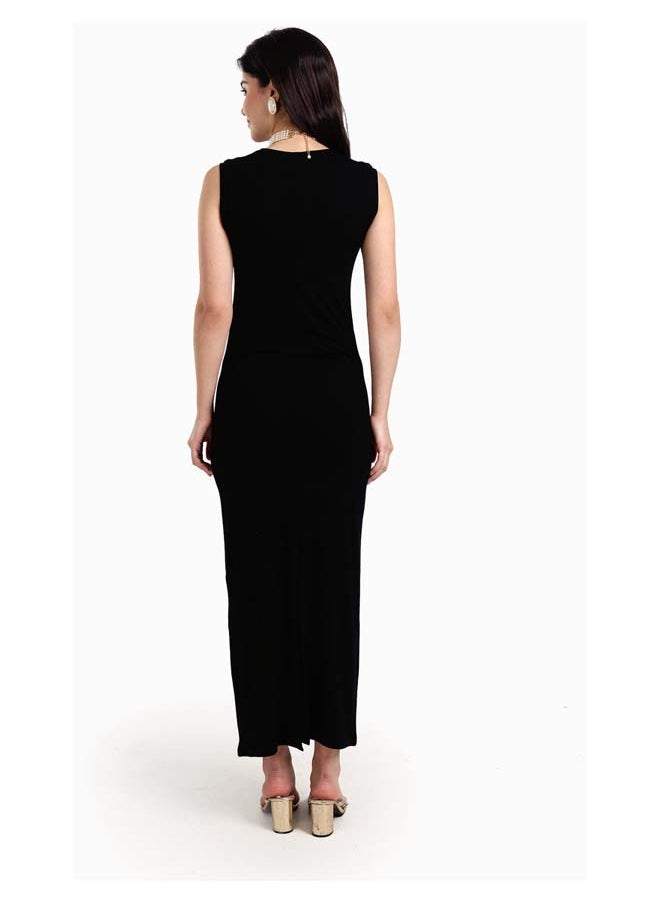 Carina - Sleeveless Dress with Back Slit - Image 1