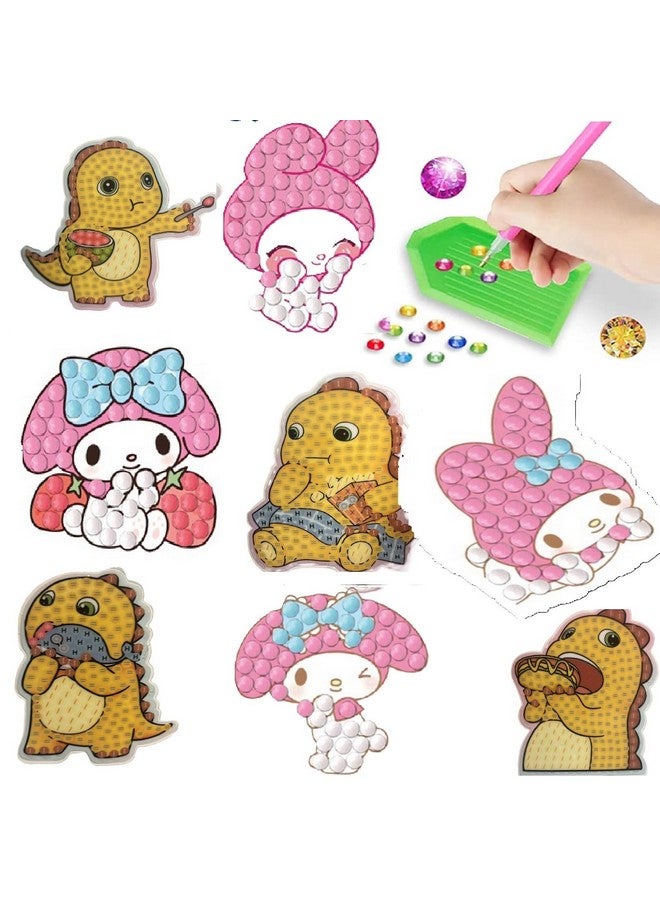 سيلي مي مجموعة رسم ماسي للأطفال من SILLYME، 16 ملصقًا كاواي، مجموعة رسم ماسي للأطفال، مجموعة رسم ماسي للأطفال، مجموعة اصنعها بنفسك، هدية عيد ميلاد للبنات - Image 1