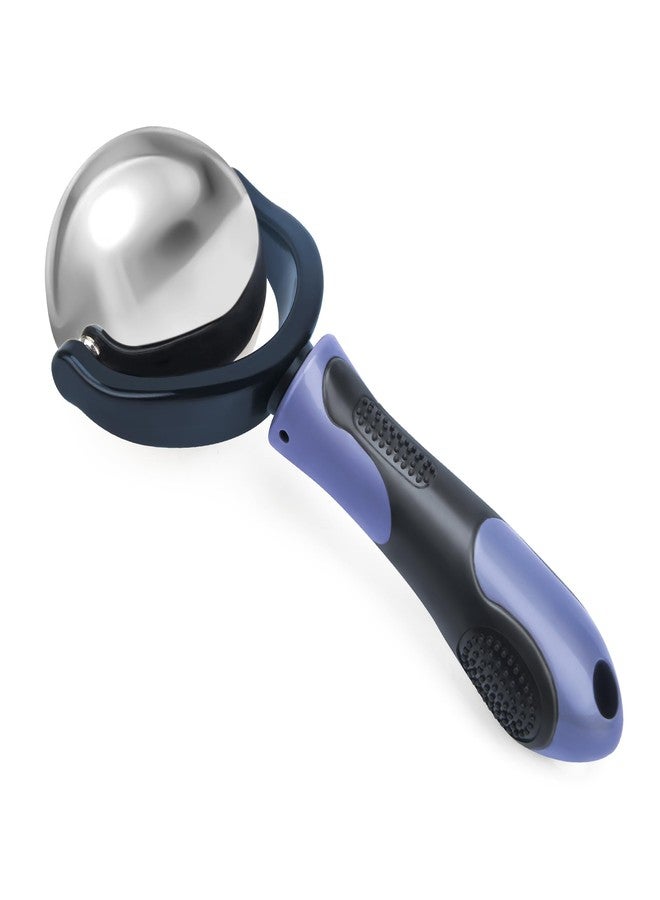 Catcan Cold Massage Roller Ball, Cold Therapy Relief, Portable Fitness Ice Roller Ball with Handle, Great Tool for Back/Neck Pain (Blue) - Image 1