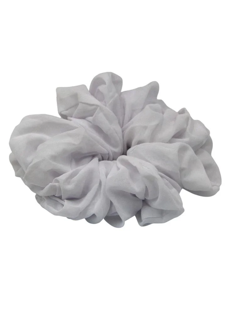 دىدانيالا D'Daniela - Elastic Volumizing Hijab Scrunchie Tie Bun - White