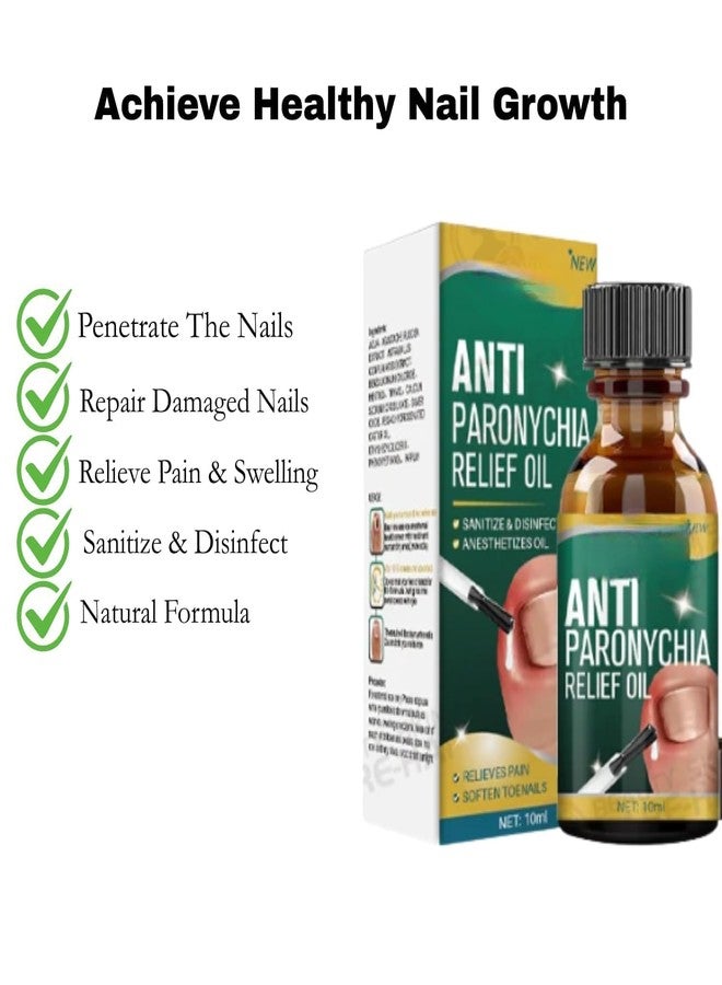 SYLVERA Anti Paronychia Relief Oil 10ml | Herbal Nail Care Oil for Cuticle & Nail Fold Discomfort | Reduces Pain, Redness & Promotes Healthy Nails (2) - Image 4