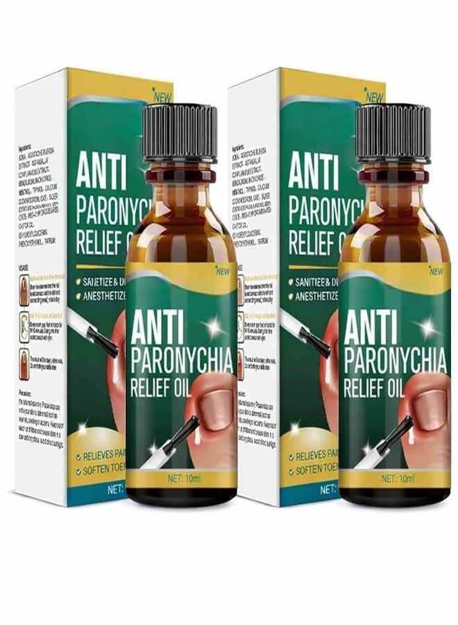 SYLVERA Anti Paronychia Relief Oil 10ml | Herbal Nail Care Oil for Cuticle & Nail Fold Discomfort | Reduces Pain, Redness & Promotes Healthy Nails (2) - Image 1