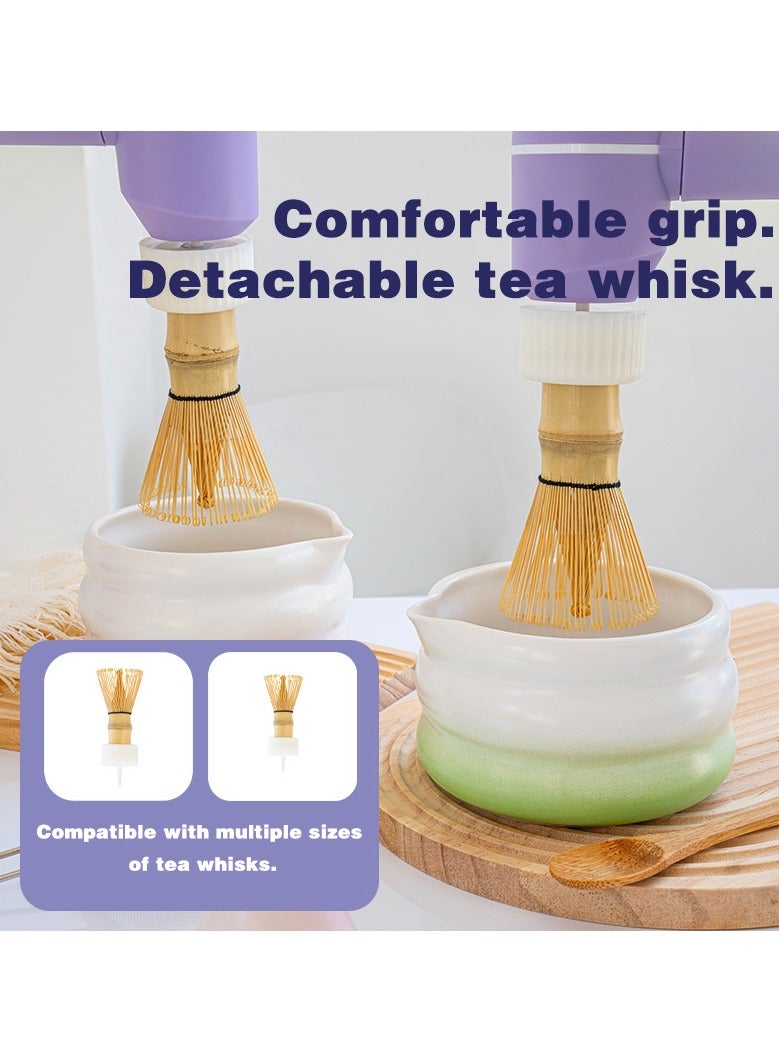 general The electric matcha brush and electric tea whisk device can be adjusted in three gears to precisely match your preferences - Image 2