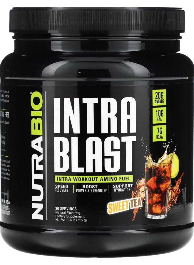 NutraBio Intra Blast Intra Workout Amino Fuel Sweet Tea 1.6 lb (715 g)