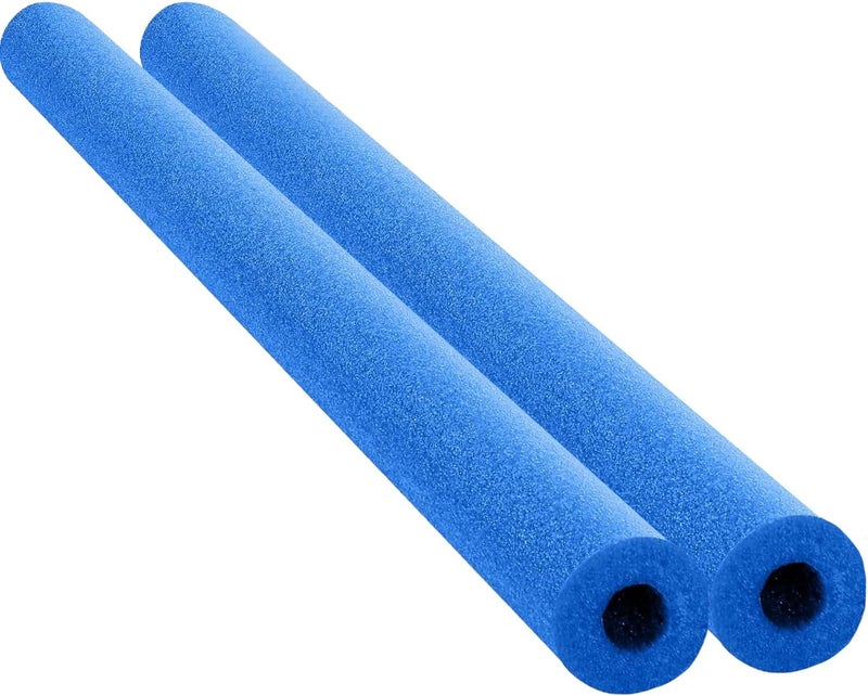 Chochkees Floating Pool Noodles Foam Tube 2-Pack, Thick Hollow Noodles for Floating in The Swimming Pool, 52" Inches Long - Image 1
