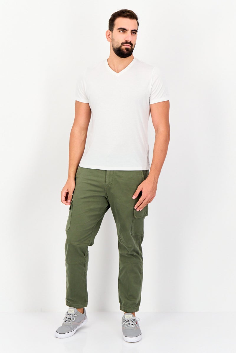 Celio سروال كارجو عادي للرجال، زيتوني - Image 4