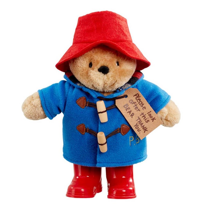 Rainbow Designs Classic Paddington Bear with Boots  25cm Standing Plush Character  Soft  Cuddly Paddington Teddy Bear with Iconic Duffle Coat Bush Hat  Shiny Red - Image 2