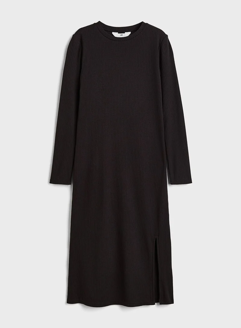 H&M Kids Essential Ribbed Midi Dress