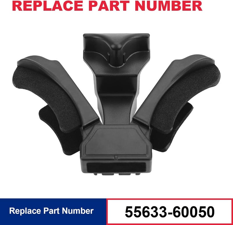 VASTAUTO Cup Holder Insert Divider Compatible with 2000-2015 Toyota Lexus Replace# 55633-60050 Front Center Cup Holder Insert - Image 2