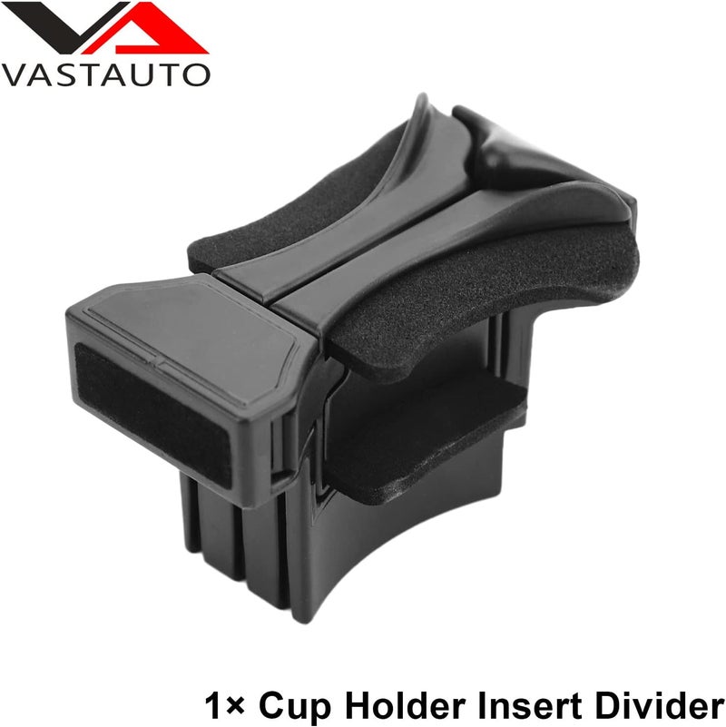 VASTAUTO Cup Holder Insert Divider Compatible with 2000-2015 Toyota Lexus Replace# 55633-60050 Front Center Cup Holder Insert - Image 5