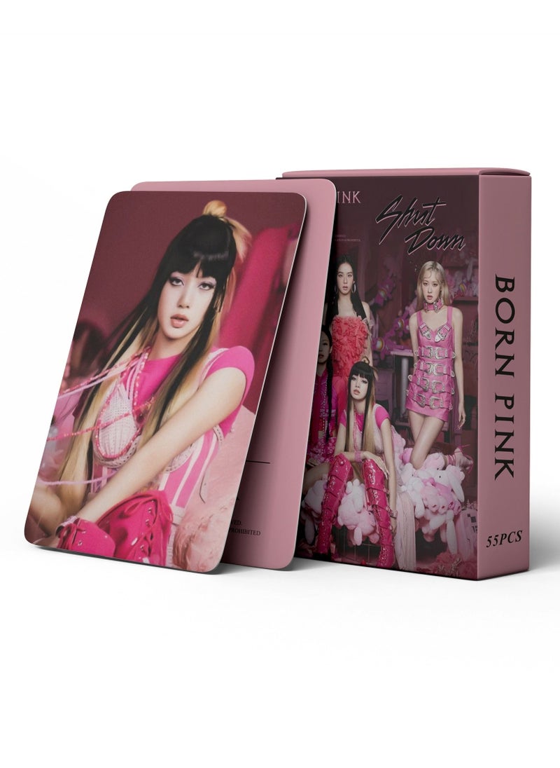 EHOME 55Pcs Blackpink Born Pink New Album Photo Lomo Cards  - Image 3