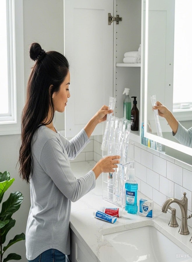 Vesici 100 Sets Travel Kit Toothbrush with Toothpaste and Dental Floss Travel Toothbrush Set Individually Wrapped Toothpaste Bulk Homeless Care Package Supply for Homeless Hotel Shelter Charity - Image 5