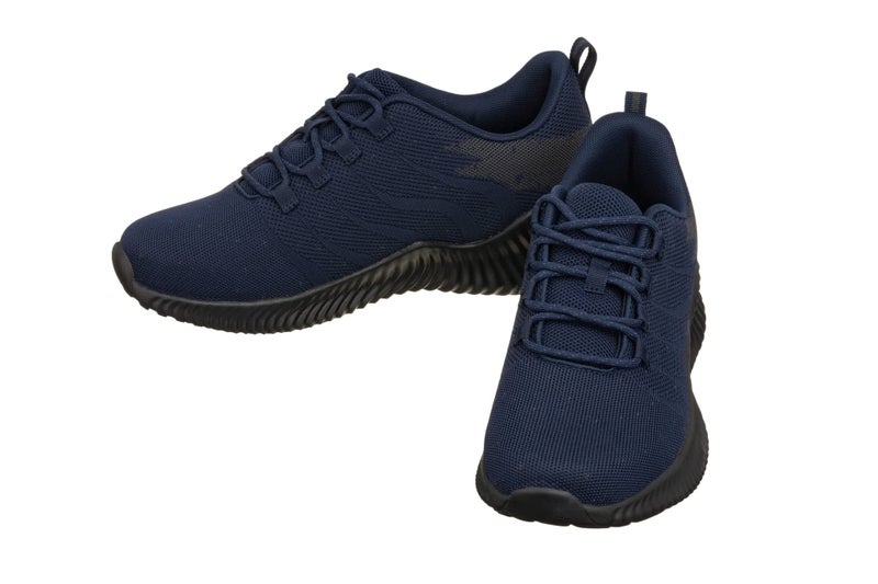 CALTO Men's Invisible Height Increasing Elevator Shoes - Navy/Blue Ultra Feather Lightweight Sporty Sneakers - 2.8 Inches Taller - Q217 - Size 10 D(M) US - Image 5