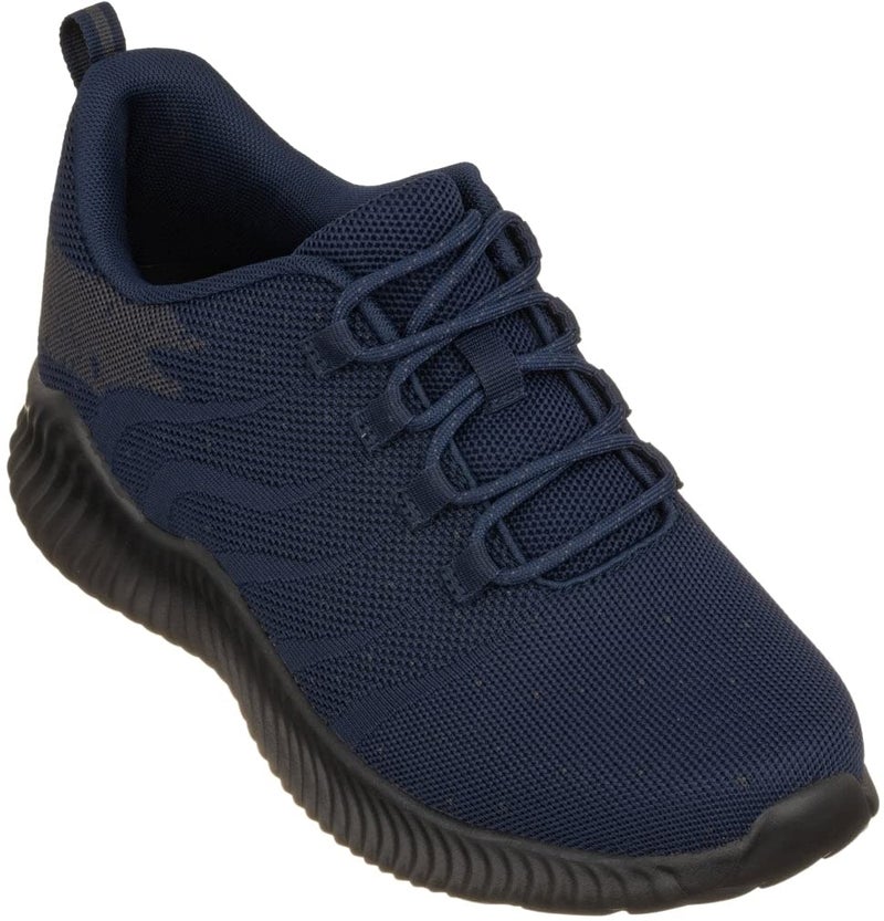 CALTO Men's Invisible Height Increasing Elevator Shoes - Navy/Blue Ultra Feather Lightweight Sporty Sneakers - 2.8 Inches Taller - Q217 - Size 10 D(M) US - Image 4