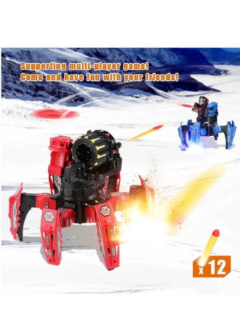 Spider Battle Robot Toy With Led Lights & Dual Blaster – Remote Control (Large Size) - Image 4