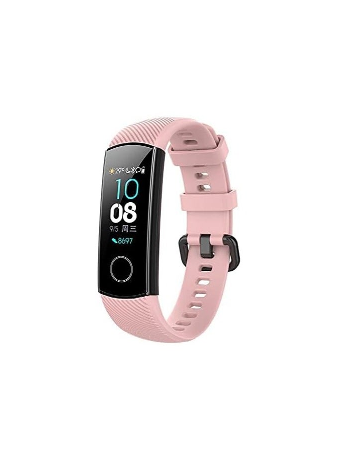 Generic - Silicone Honor band (4 - 5) Replacement Strap - Rose watchband - Image 1