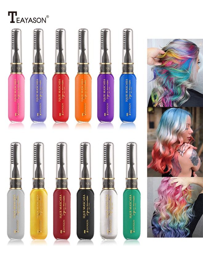TEAYASON Mixed shades temporary hair color mascara 13# - Image 3