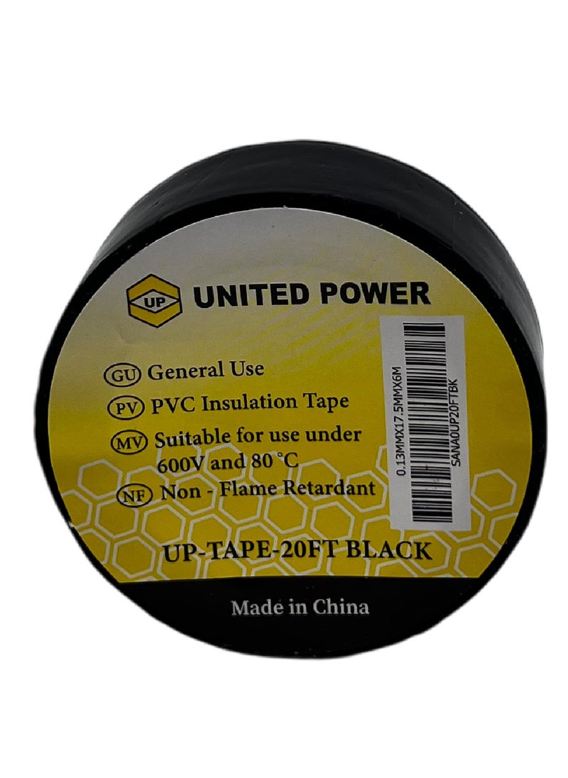 UNITED POWER PVC Electrical Tape - Black  - Image 1