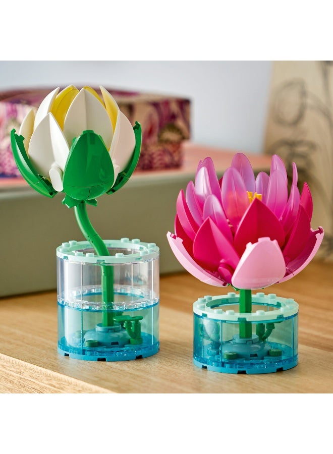 LEGO Botanicals Water Lilies Flower 11511 Building Toy Set (171 Pieces) - Image 5