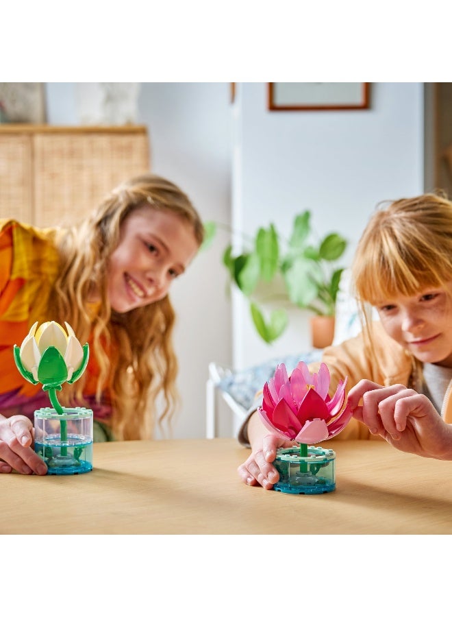 LEGO Botanicals Water Lilies Flower 11511 Building Toy Set (171 Pieces) - Image 3