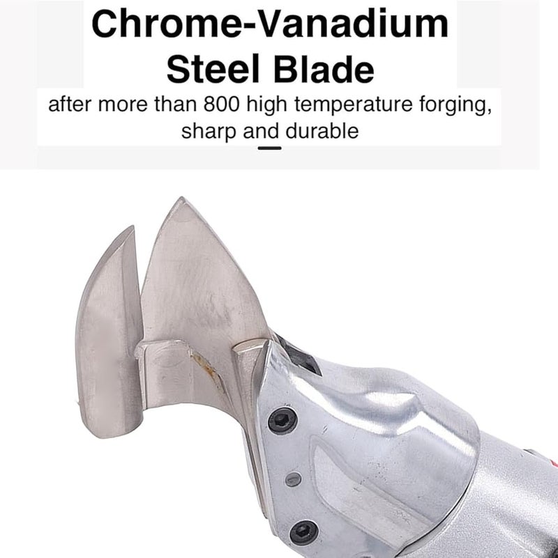 WALFRONT 18V Cordless Metal Shears 800W Brushless Motor Cuts 2mm Thick Sheet Metal - Image 3