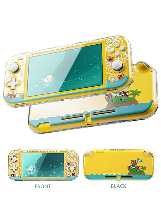 Organizer - Protective Case for Switch Lite, Clear Hard PC Case Cover Split Design Shockproof Anti Scratch Shell Accessories for Switch Lite and Joycon Controller - Image 1