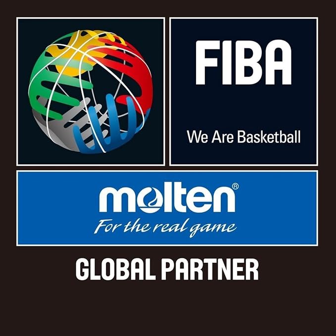 molten BG2000 Premium Rubber Basketball(Size 7), FIBA Approved, Indoor/Outdoor Play, Orange/Ivory - Image 5