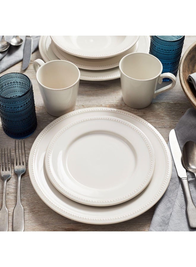 Sur La Table Sur La Table Pearl Stoneware 16Piece Dinnerware Set White  - Image 3
