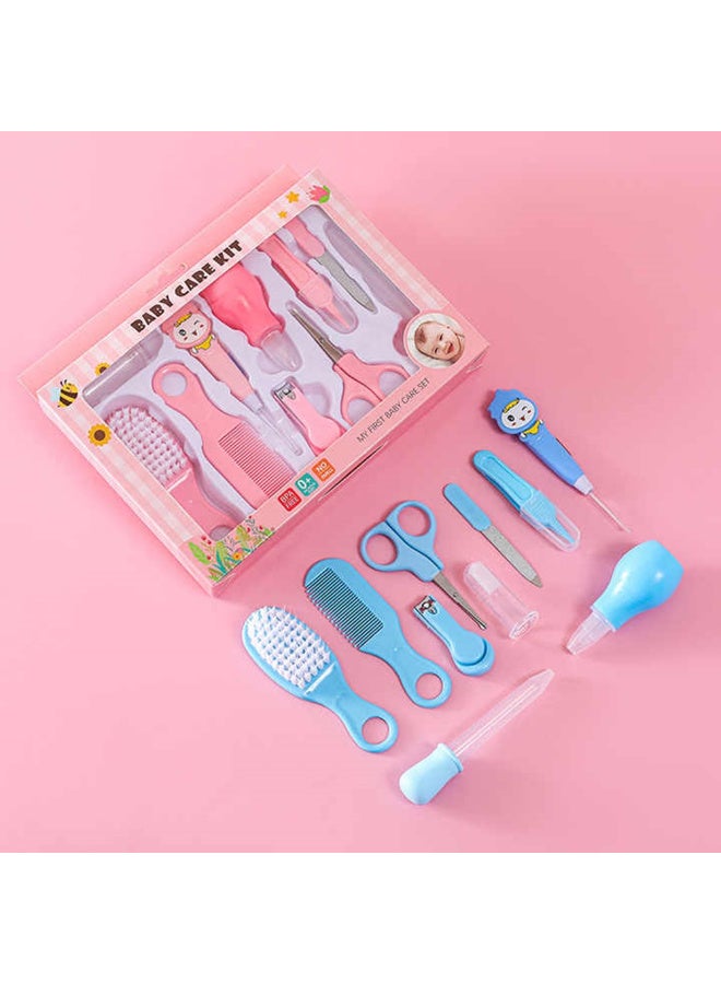 MiniMe 10-Piece Baby Grooming Kit | 0-12 Months | Pink | Hypoallergenic | Dermatologist-Tested | Eco-Friendly Gift Box | Newborn Care Essentials. - Image 1