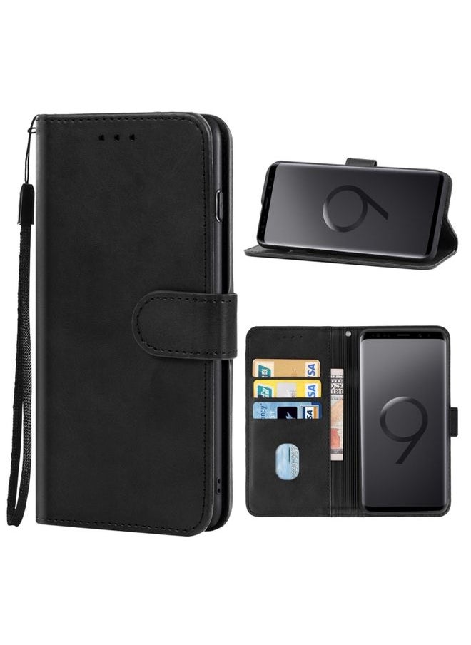 Generic - Case Cover For Samsung Galaxy S9 Plus Leather Phone Case Black - Image 1