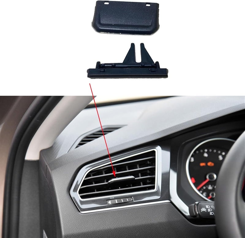 DEMULAX Left Air Conditioning Outlet Vent Tab Adjust Clip for VW Tiguan - Image 4