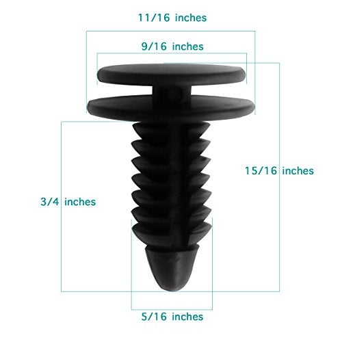 Lantee Car Clips for Ford Dodge - 100 Pieces Interior Door Panel Push in Fasteners - Image 2