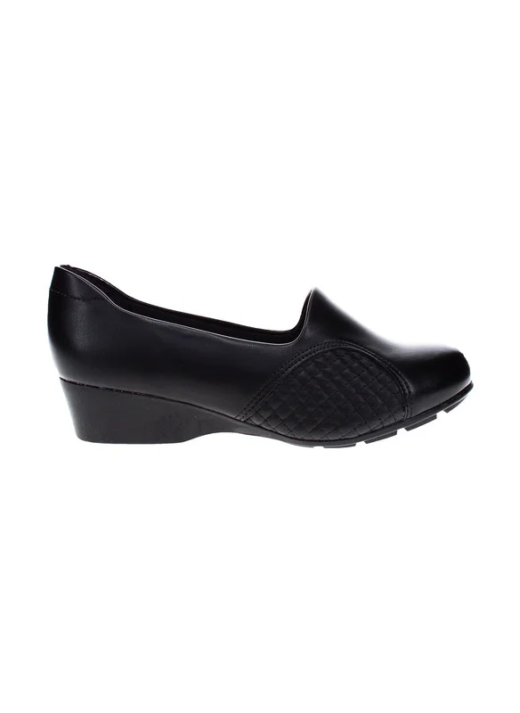 مودار Modare Ladies Low Heel Shoes Black | Made In Brazil