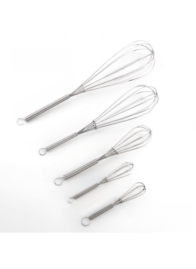 Generic Spring Egg Beater Manual Household Handheld Stainless Steel Mini Egg Beater 7 Inch And 8 Inch Are In Stock-Color:12 Inch Egg Beater  - Image 1