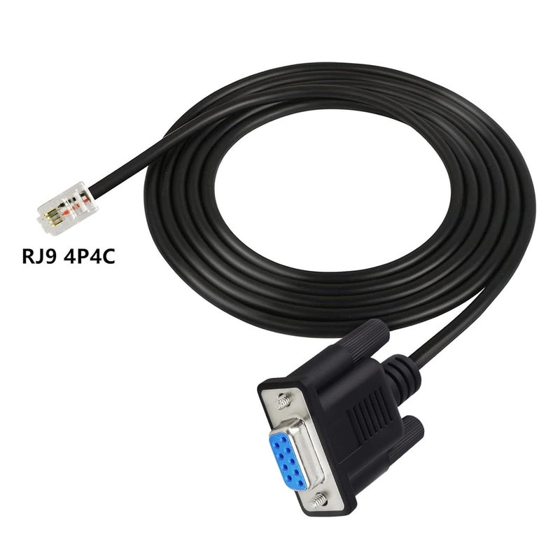 كابل RJ9 4P4C إلى DB9 RS232 كونسول، حبل PVC لتوصيل شبكة مستقر - Image 5