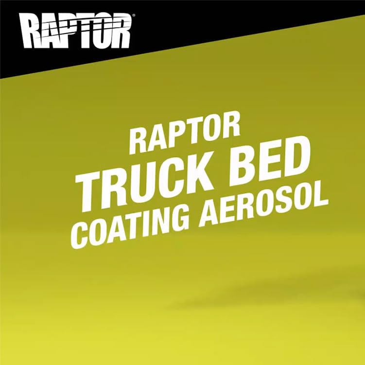 U-POl Raptor 1K Bed Liner Aerosol Black, 14.3 Ounce Truck Bed Bedliner Coating - 6 Pack - Image 4