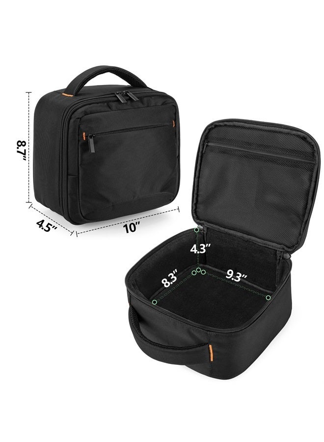 CURMIO Projector Case, Mini Projector Carrying Bag Compatible for DR.J Professional and QKK Mini Projector, Black  - Image 5