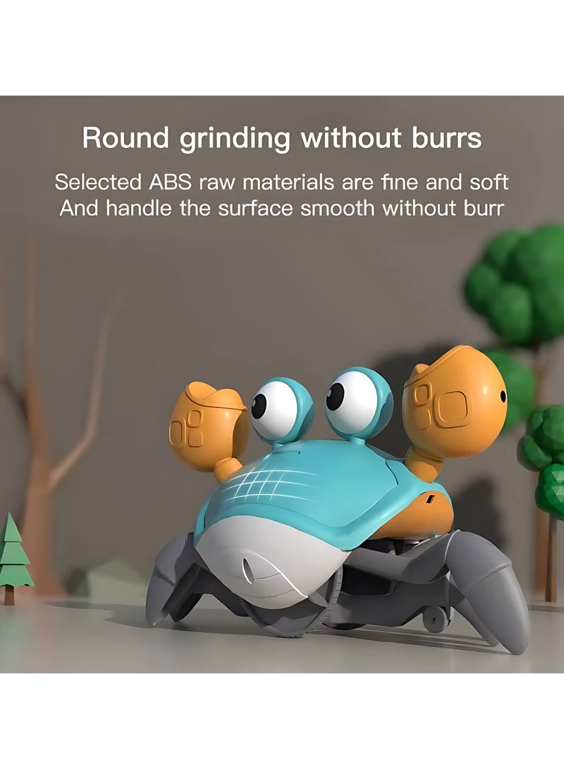 تويسو لعبة تويسو الكهربائية الزاحفة للأطفال - لعبة موسيقية تفاعلية مع أضواء LED وتجنب العوائق، لعبة تعليمية ممتعة للأطفال الصغار لتنمية مهارات الزحف، هدية للأطفال الرضع والأطفال من عمر 6 أشهر فما فوق (أخضر) - Image 3