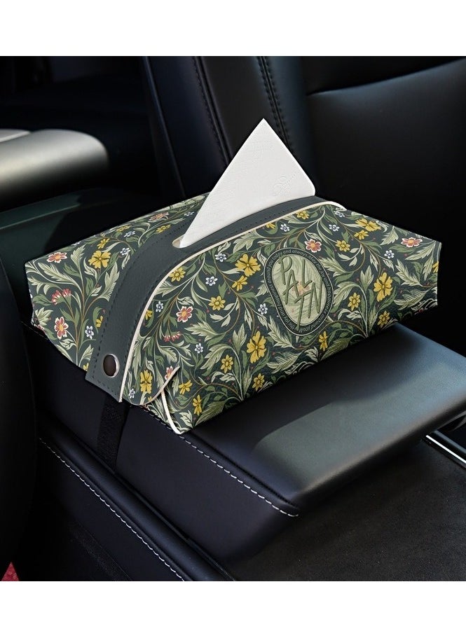 EBMINI Neoclassical Floral Car Tissue Box  - Image 1