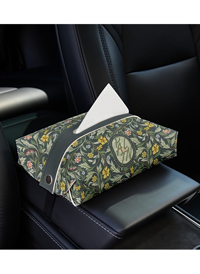 EBMINI Neoclassical Floral Car Tissue Box  - Image 2