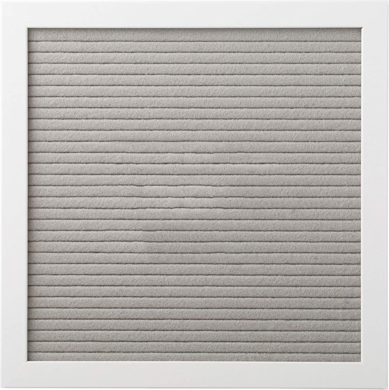 pearhead Classic Wooden Letterboard, Gender-Neutral Baby Keepsake Nursery Décor, Photo Prop Message Board, Gray And White - Image 2