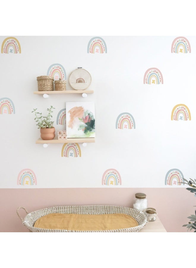 Anna Rainbow Paradise Bohemian PVC Waterproof Wall Stickers for Kids' Room - Set of 6 - Image 3