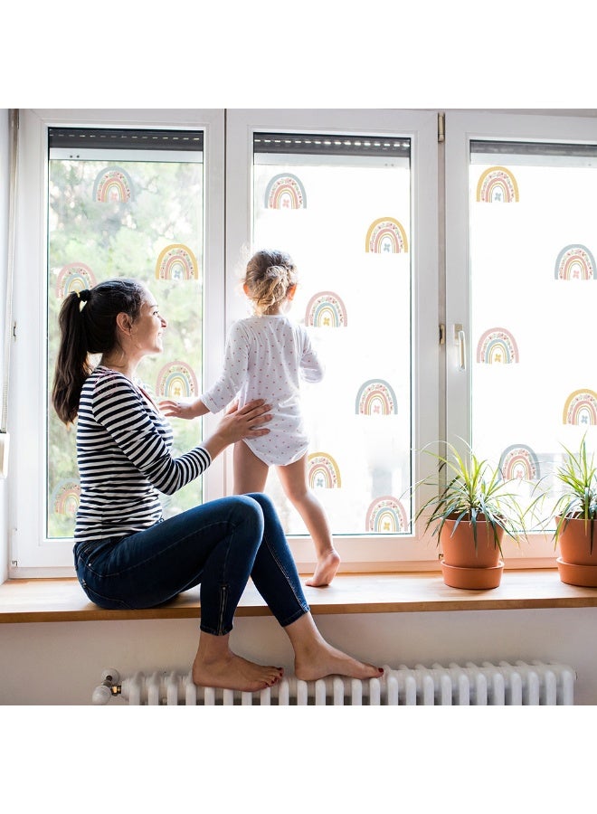 Anna Rainbow Paradise Bohemian PVC Waterproof Wall Stickers for Kids' Room - Set of 6 - Image 4